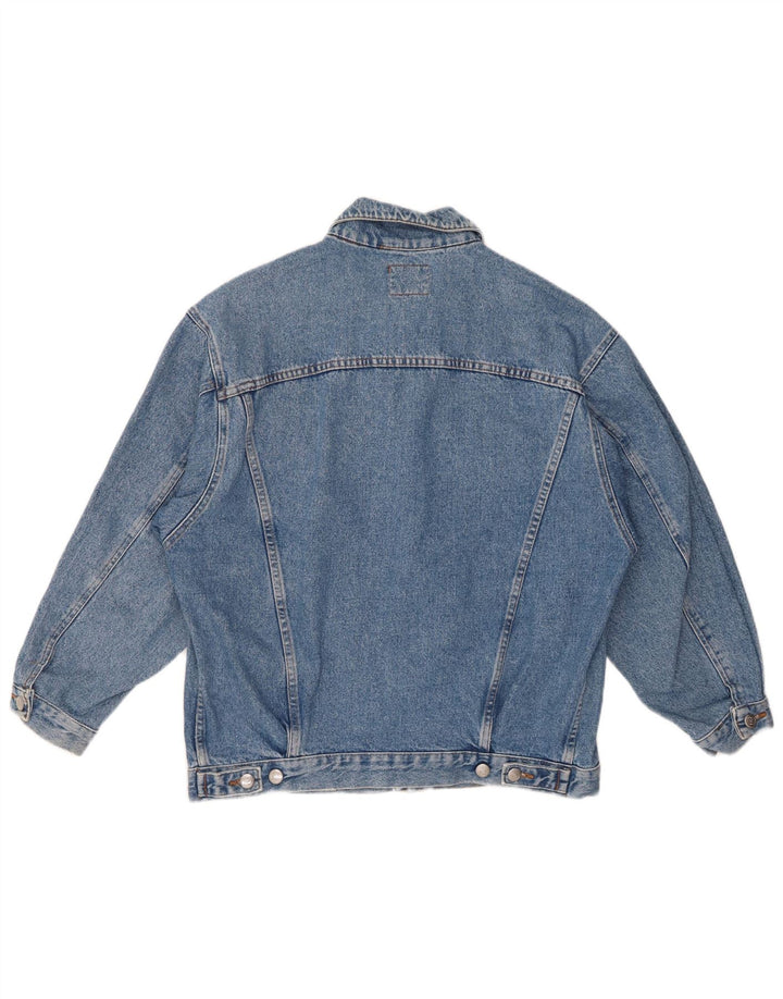 RIFLE Veste en jean pour homme UK 40 Large Bleu