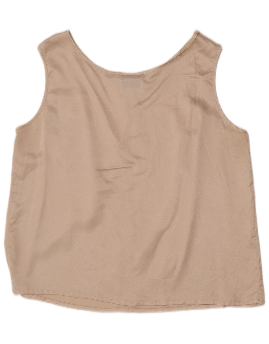 Luisa Spagnoli Débardeur court pour femme IT 42 2XL Beige Polyester