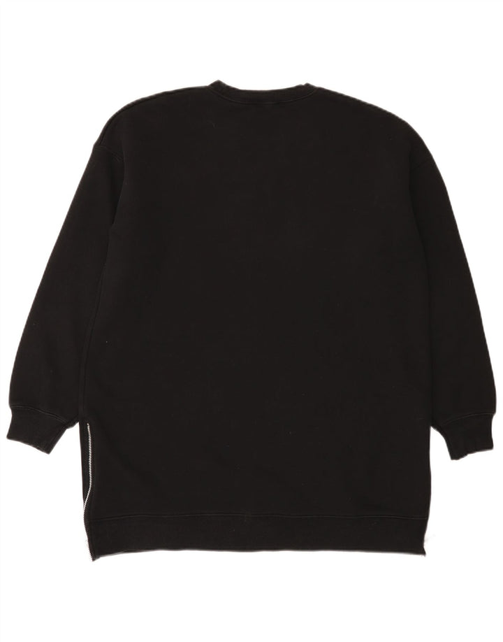 MINT VELVET Sweat-shirt pour femme UK 14 en coton noir moyen