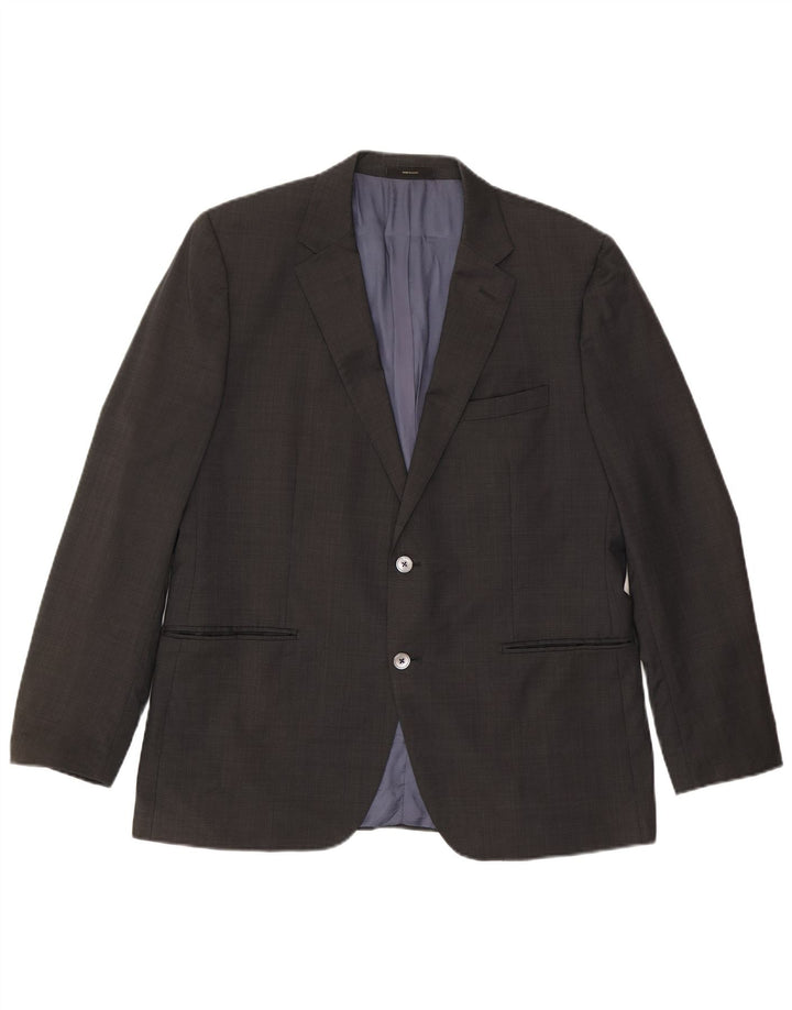Massimo Dutti Veste blazer à 2 boutons pour homme US 46 XL Gris Acétate Classique