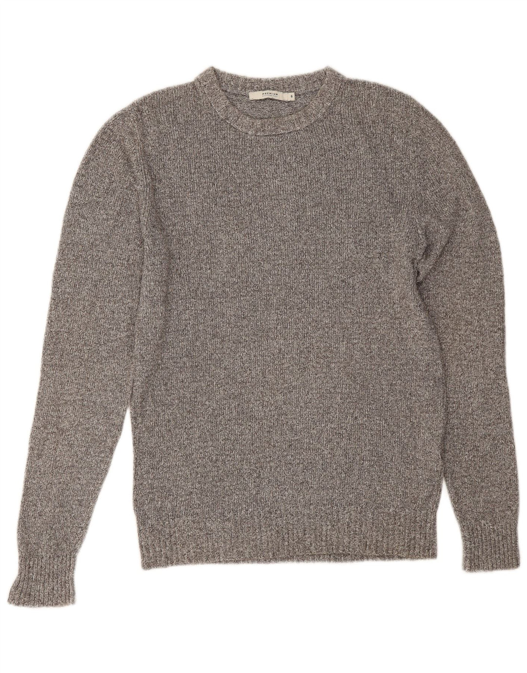 Jack & Jones Pull col rond homme petit gris coton