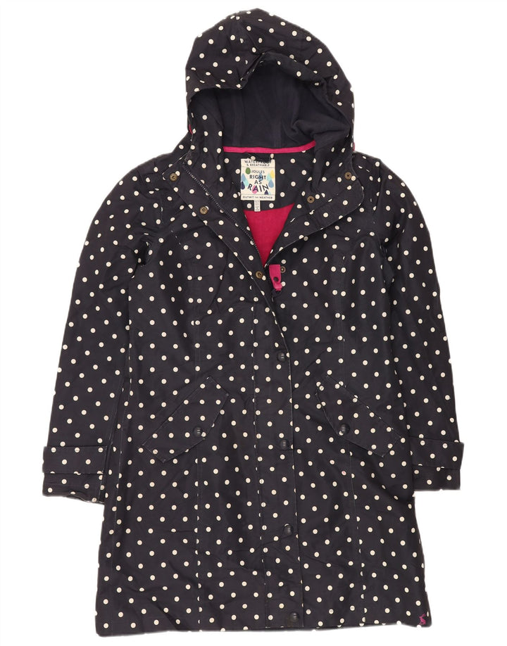 JOULES Manteau coupe-vent surdimensionné pour femme UK 10 Petit pois bleu marine