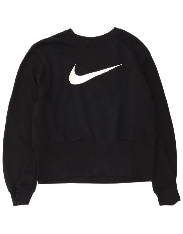 Nike Sweat-shirt graphique pour femme UK 18 XL Noir