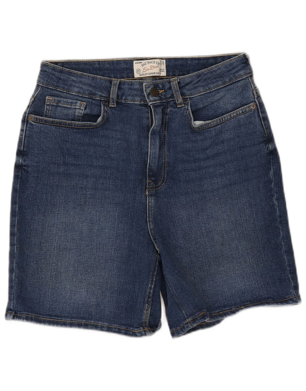 Fat Face Short en jean Darley pour femme UK 12 Medium W28 Bleu Coton
