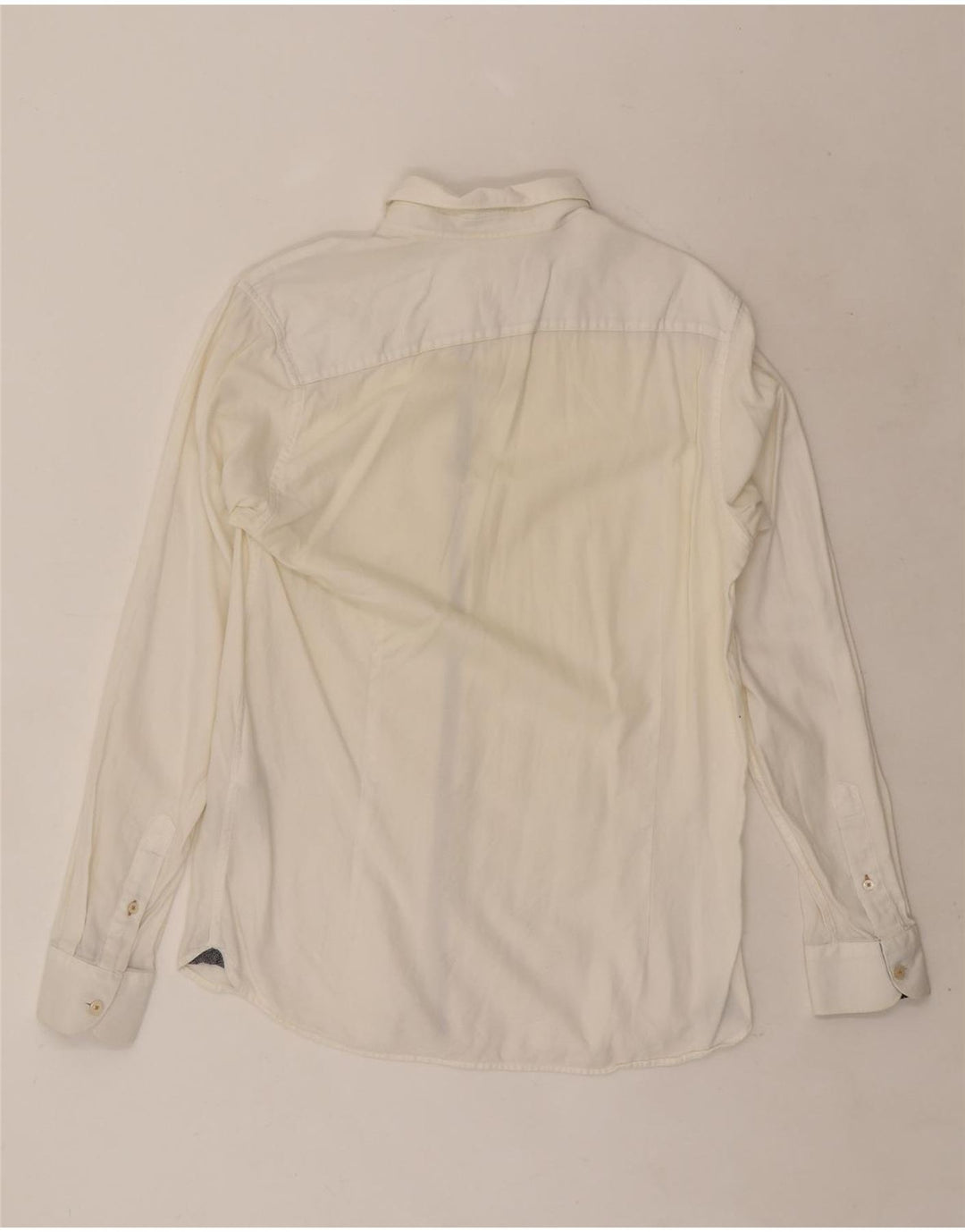 Ted Baker Chemise Homme Taille 3 Coton Blanc Moyen