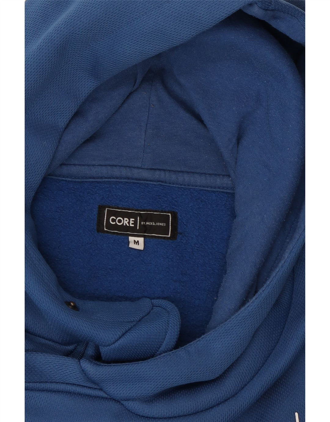 Jack & Jones Pull à Capuche Core Graphic Homme Bleu Moyen Polyester