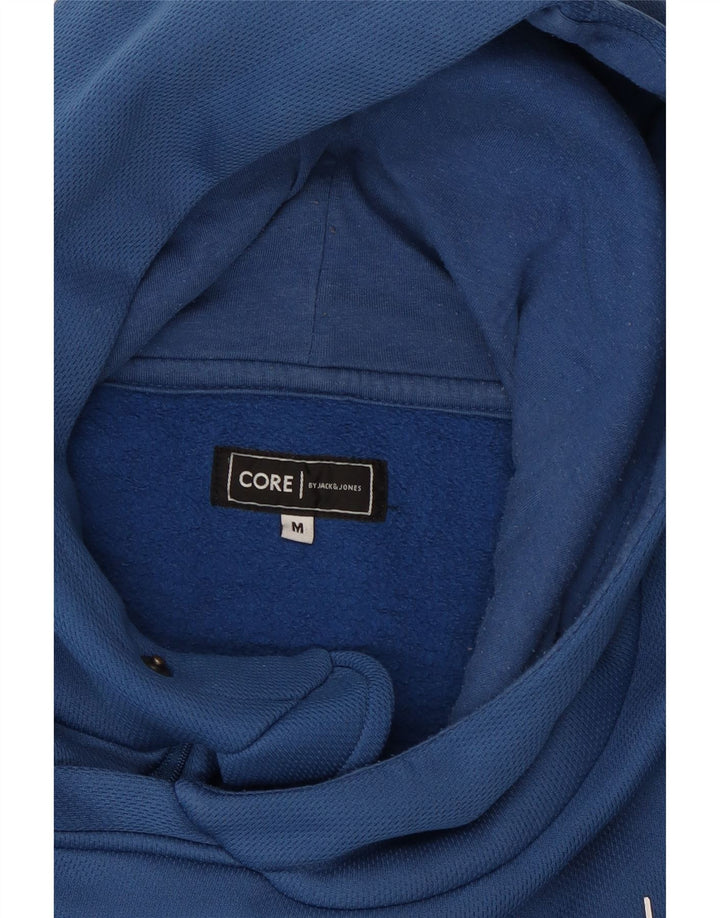 Jack & Jones Pull à Capuche Core Graphic Homme Bleu Moyen Polyester