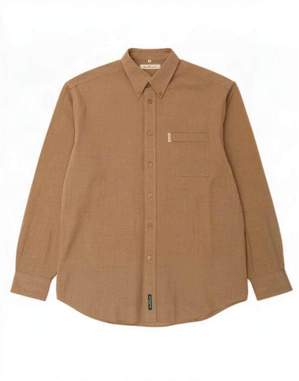 Ben Sherman Chemise Homme Grande Rayure Grise