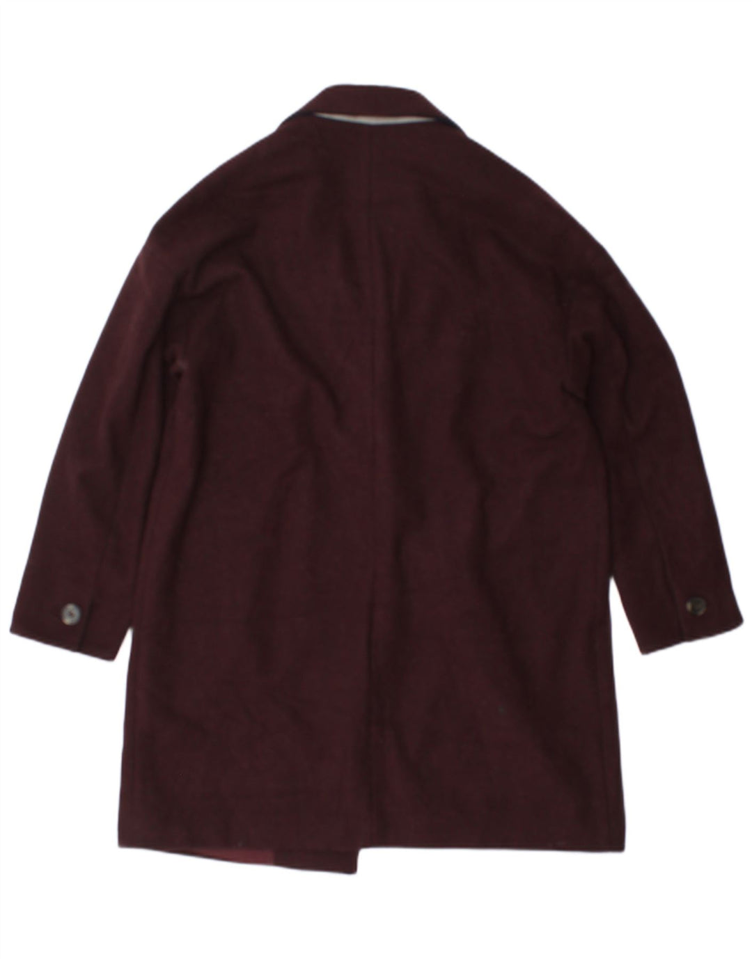 Topshop Manteau Femme UK 12 Polyester Bordeaux Moyen