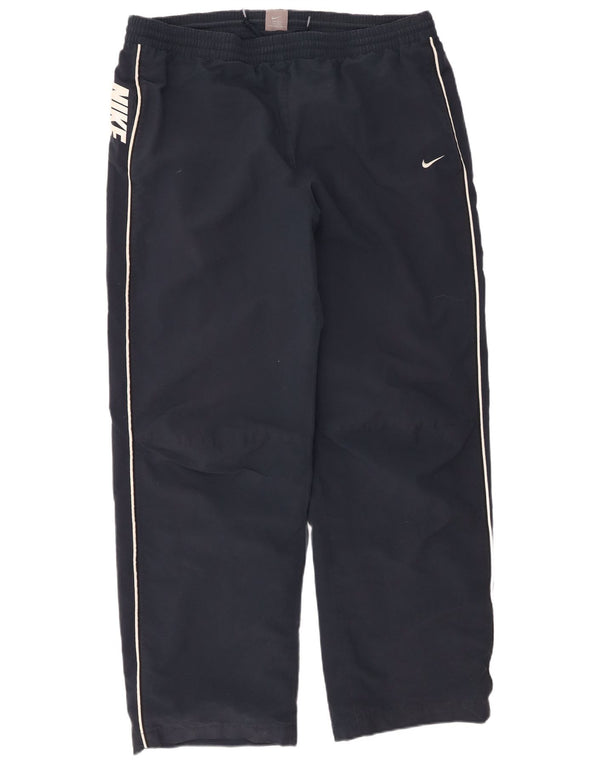 Nike Pantalon de survêtement graphique pour homme Large Bleu marine Polyester