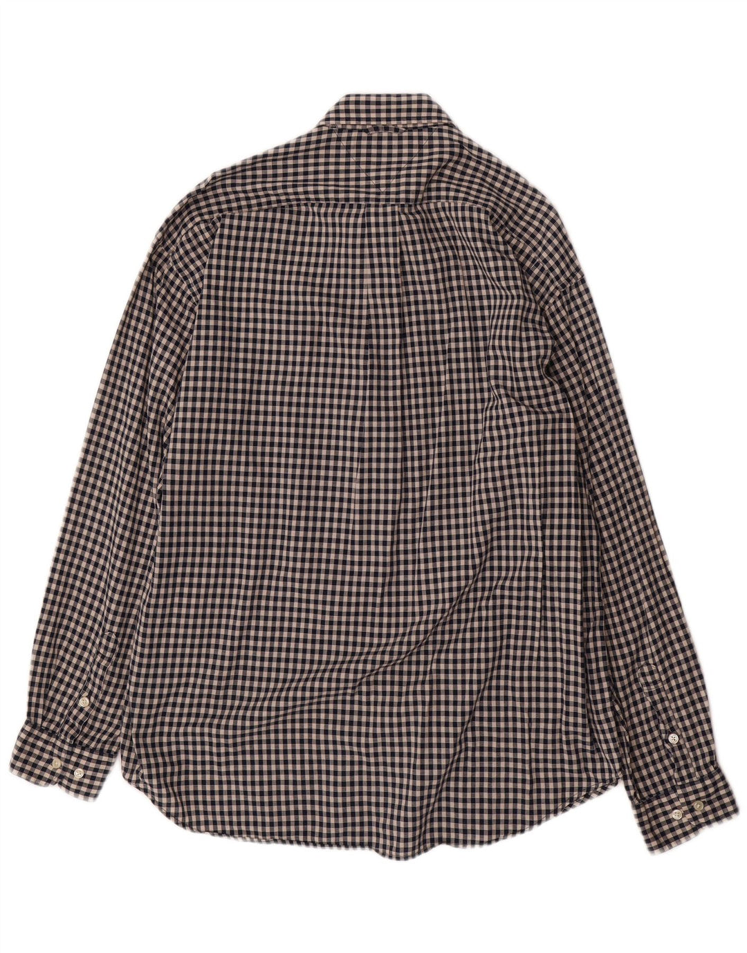 TOMMY HILFIGER Chemise Homme XL Noir Carreaux Coton