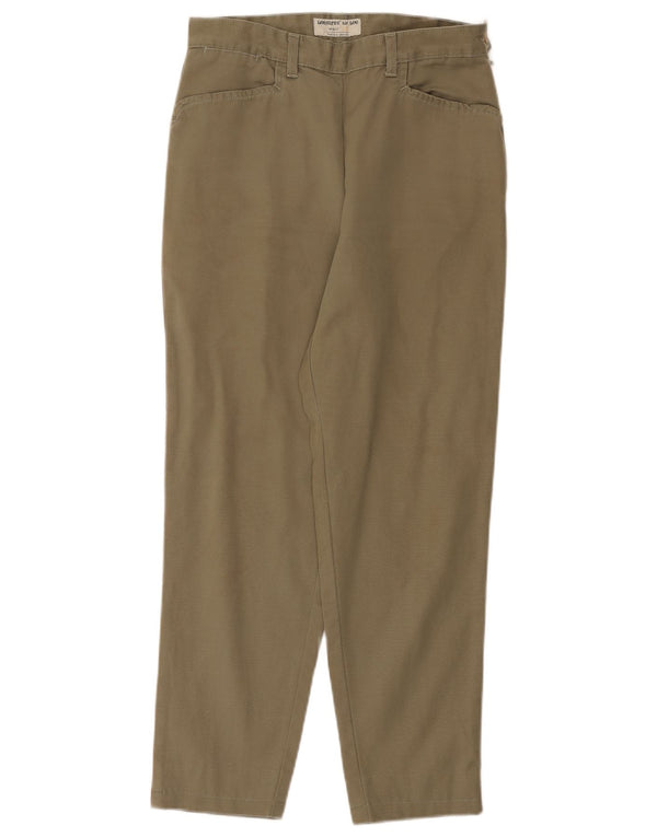 Lee Pantalon court fuselé W29 L25 en coton kaki pour femme