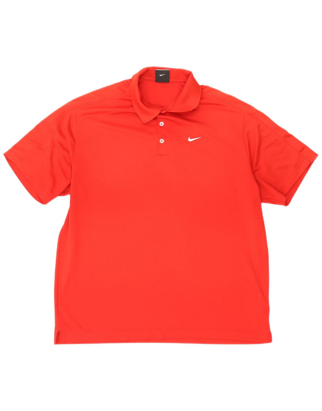 NIKE Polo Dri Fit Homme UK 47/48 2XL Rouge Polyester