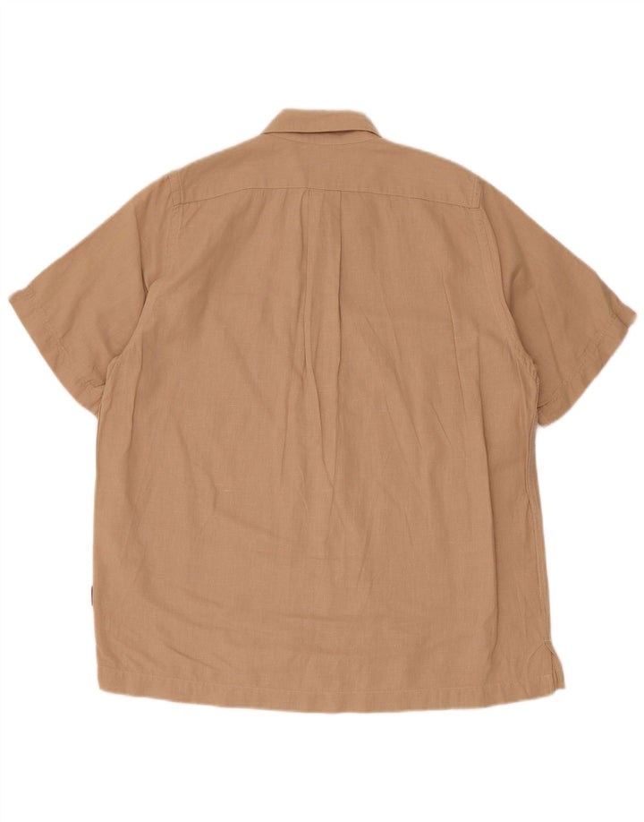 DIADORA Chemise à Manches Courtes Homme Coton Beige Moyen