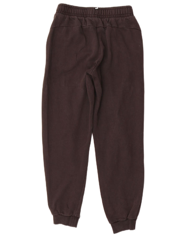 PUMA Pantalon de Survêtement Garçon 13-14 ans Noir Coton