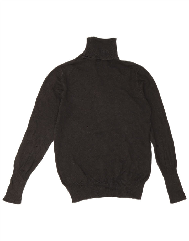 Zara Pull col roulé pour femme UK 14 Large Noir