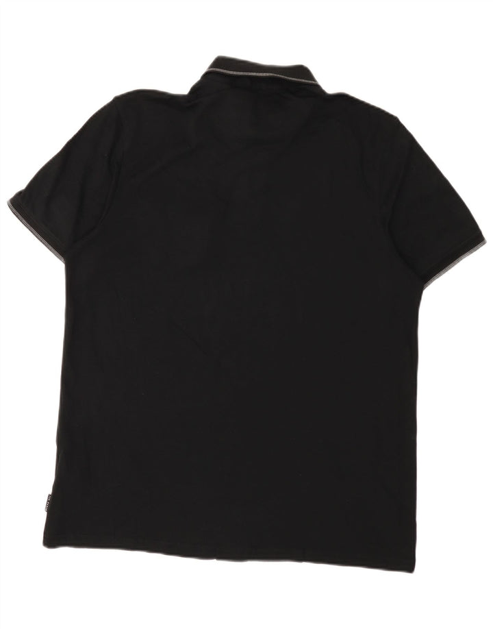 Ted Baker Polo Homme Taille 3 Coton Noir Moyen