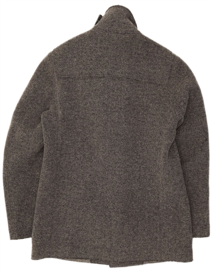 Fred Perry Veste de sport en tricot pour homme UK 40 Large laine grise
