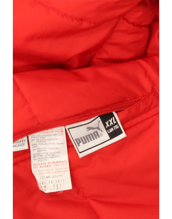 Puma Veste matelassée réversible pour homme UK 44 2XL Bleu marine Colourblock