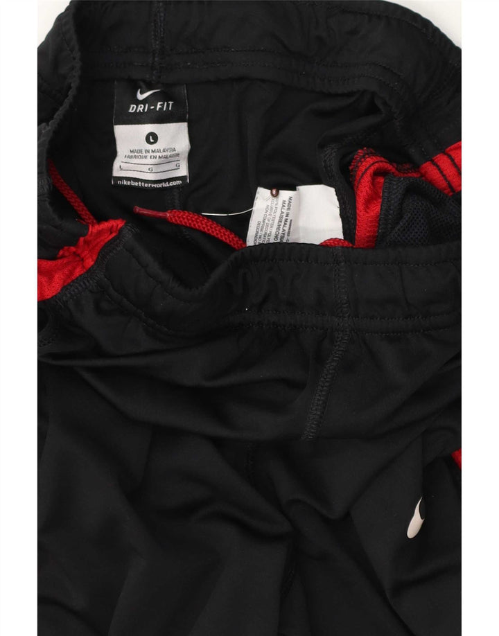 Nike Pantalon de survêtement standard pour garçon 12-13 ans Large Noir Colourblock