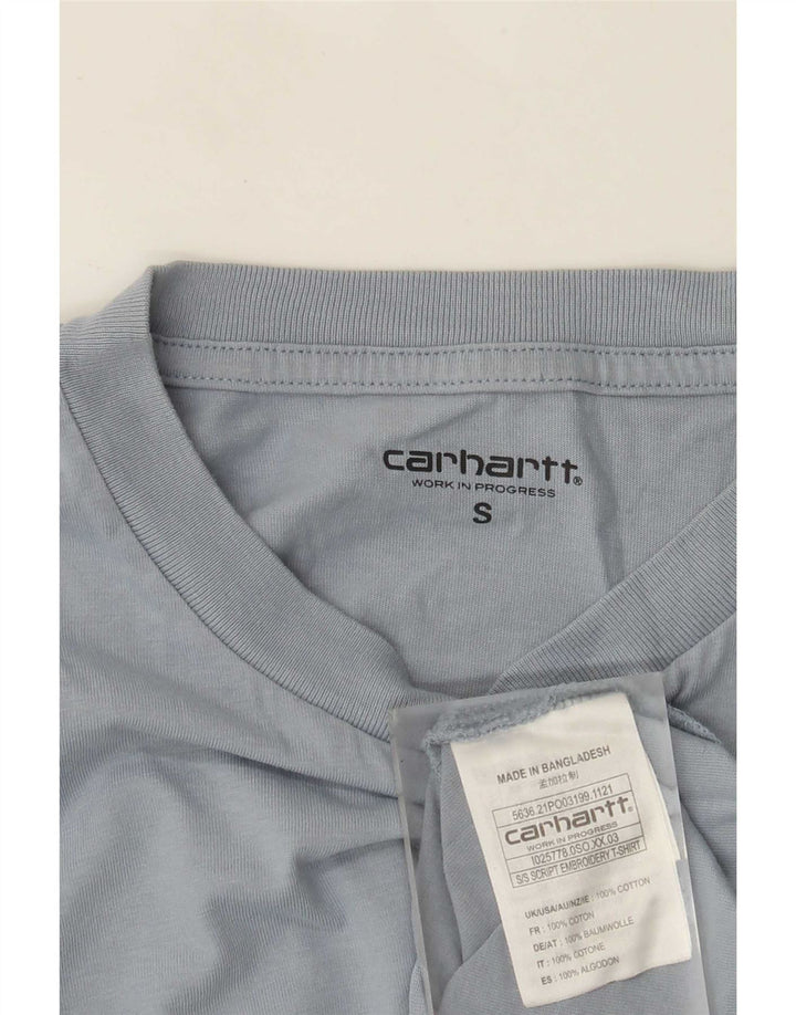 Carhartt T-Shirt Homme Haut Petit Bleu Coton