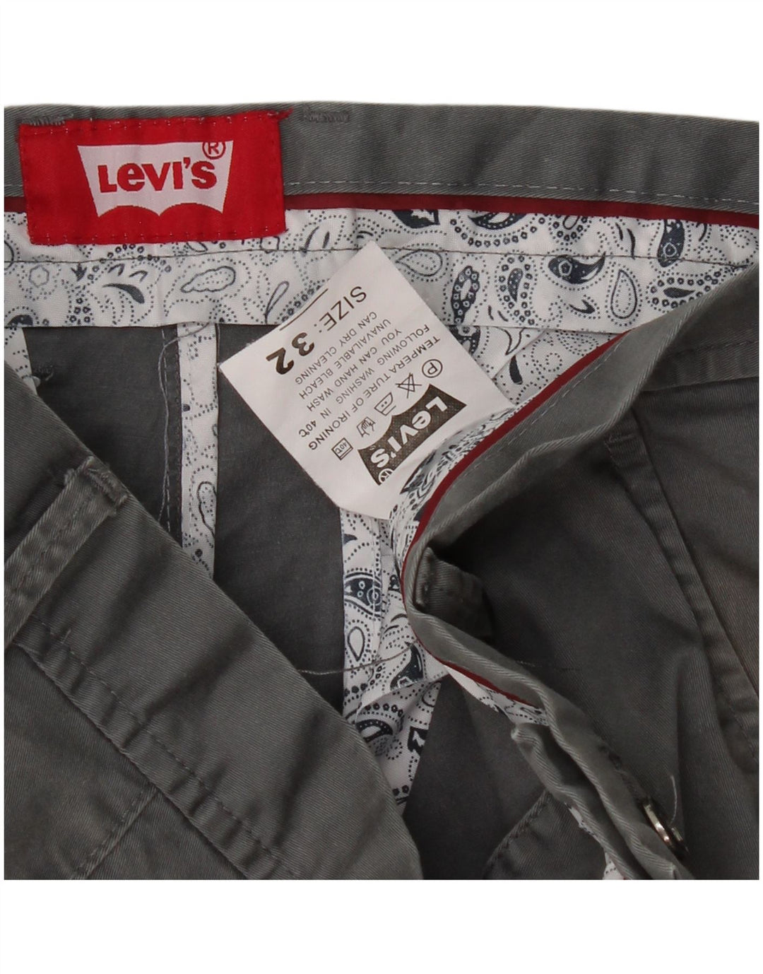 Levi's Pantalon Chino Slim Homme W32 L30 Gris