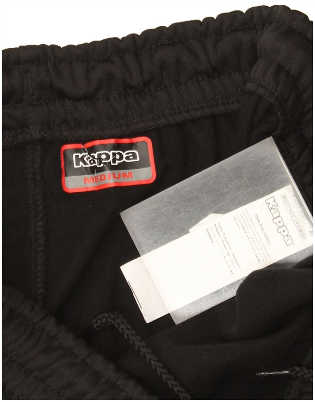 Kappa Bermuda Sport Homme Noir Moyen Polyester