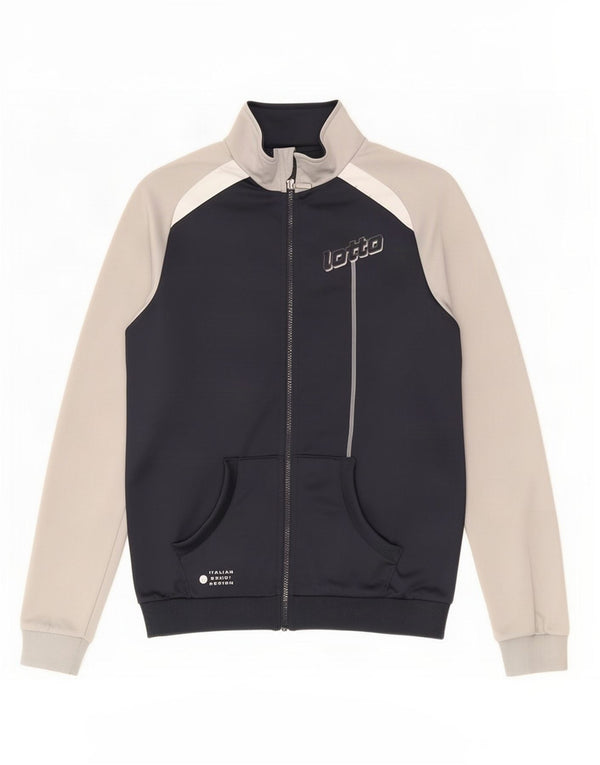 Lotto Veste de Survêtement Garçon 15-16 Ans XL Bleu Marine Colourblock