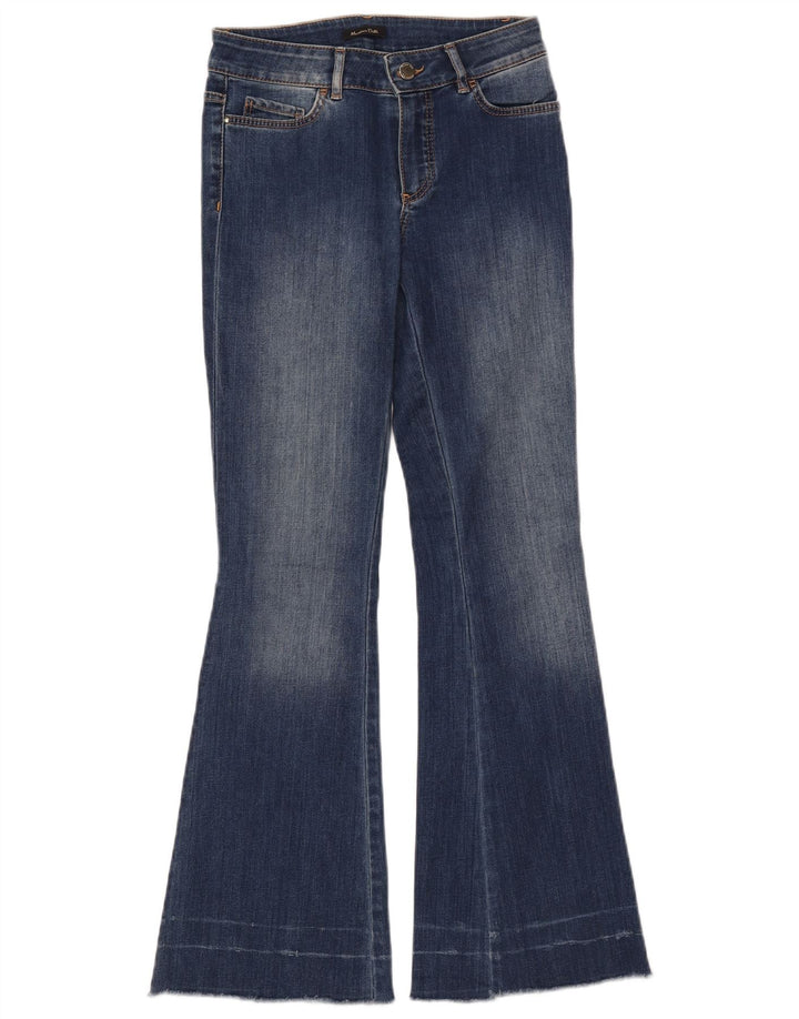 Massimo Dutti Jean évasé Femme W27 L30 Bleu