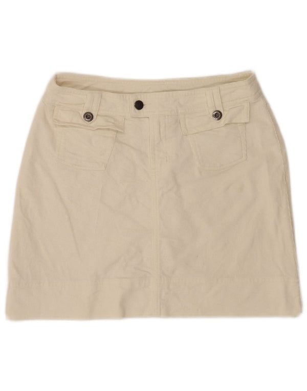 Patagonia Mini jupe taille basse pour femme US 4 Small W30 en coton blanc