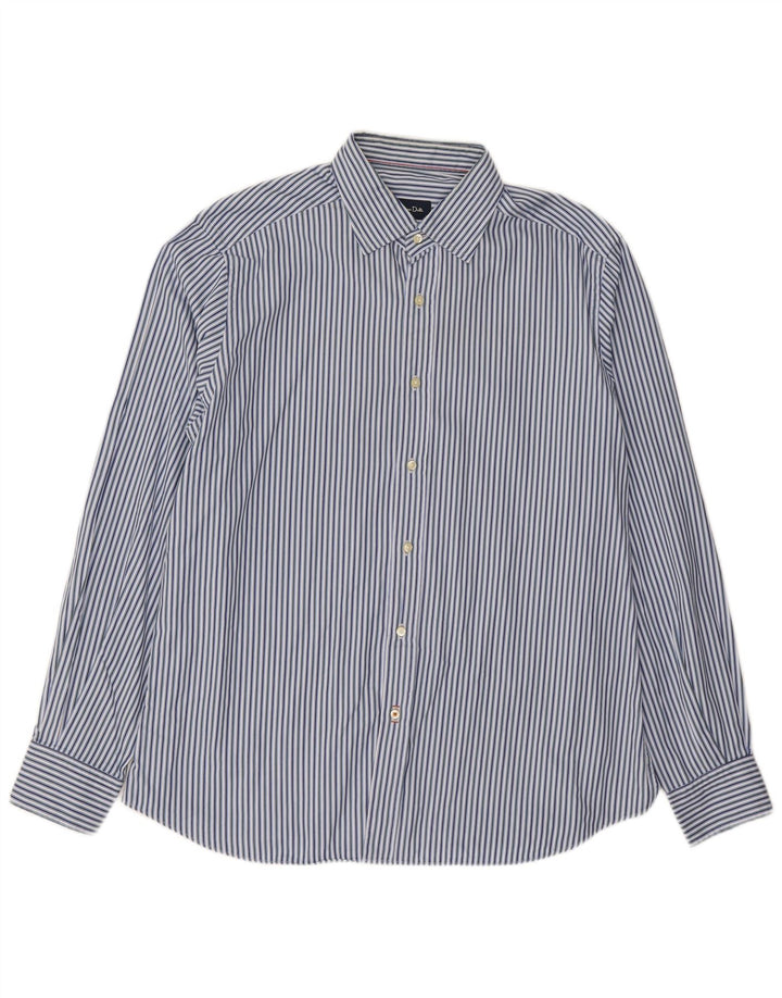 Massimo Dutti Chemise Homme XL Bleu Rayure