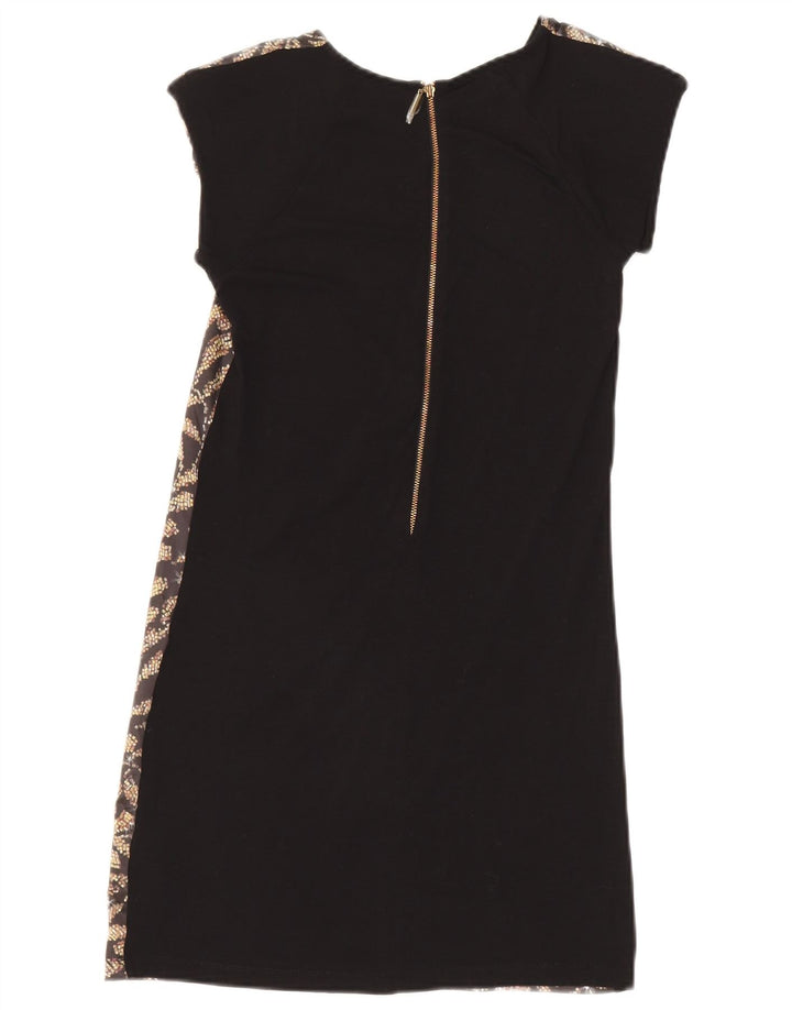 Ted Baker Robe droite pour femme Taille 0 2XS Polyester floral noir