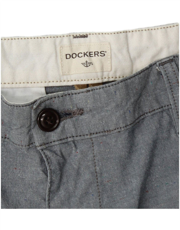 Dockers Short Chino Homme W32 Gris Moyen Coton