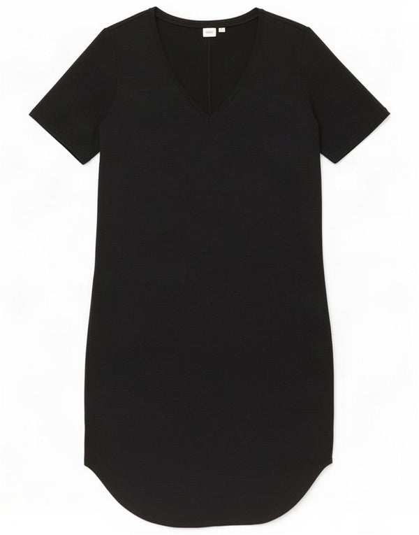 Gap Robe fourreau pour femme UK 42 Medium Noir Polyester