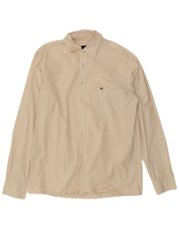 Chemise Homme Gas XL Coton Blanc Cassé