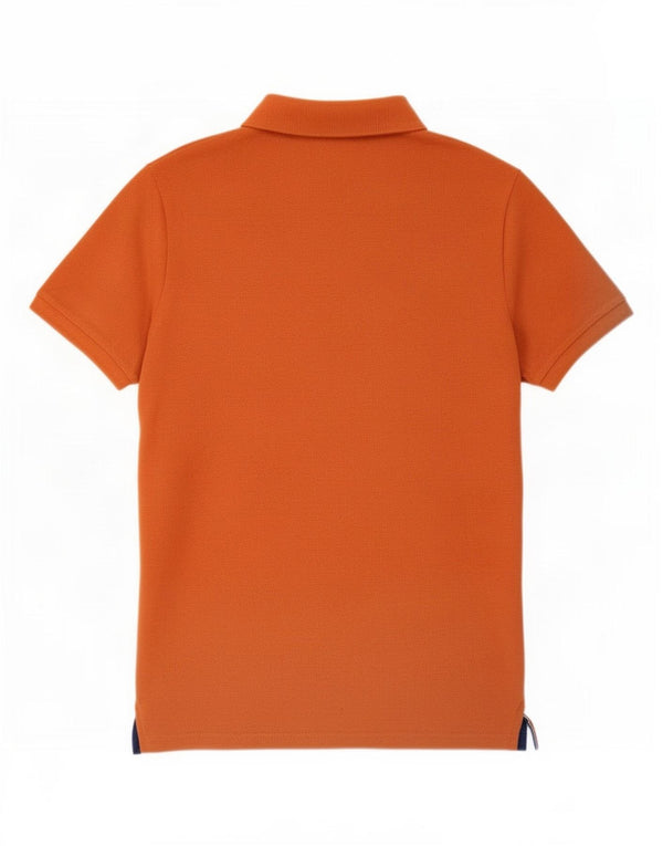 Superdry Polo Graphique Homme Large Orange Coton