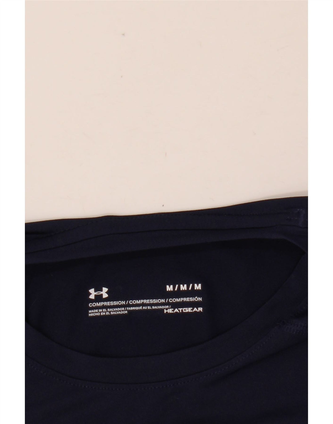 UNDER ARMOUR Tee-Shirt Heat Gear Homme Bleu Marine Moyen Synthétique