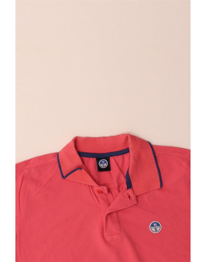 NORTH SAILS Polo Homme Rouge Moyen Coton