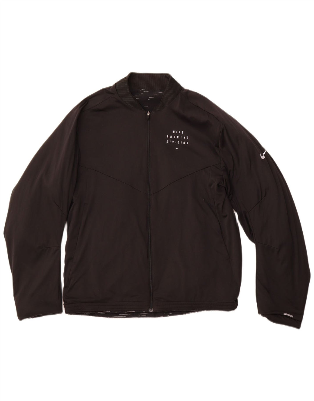 NIKE Veste de survêtement réversible Therma-Fit pour homme - Rayé noir moyen