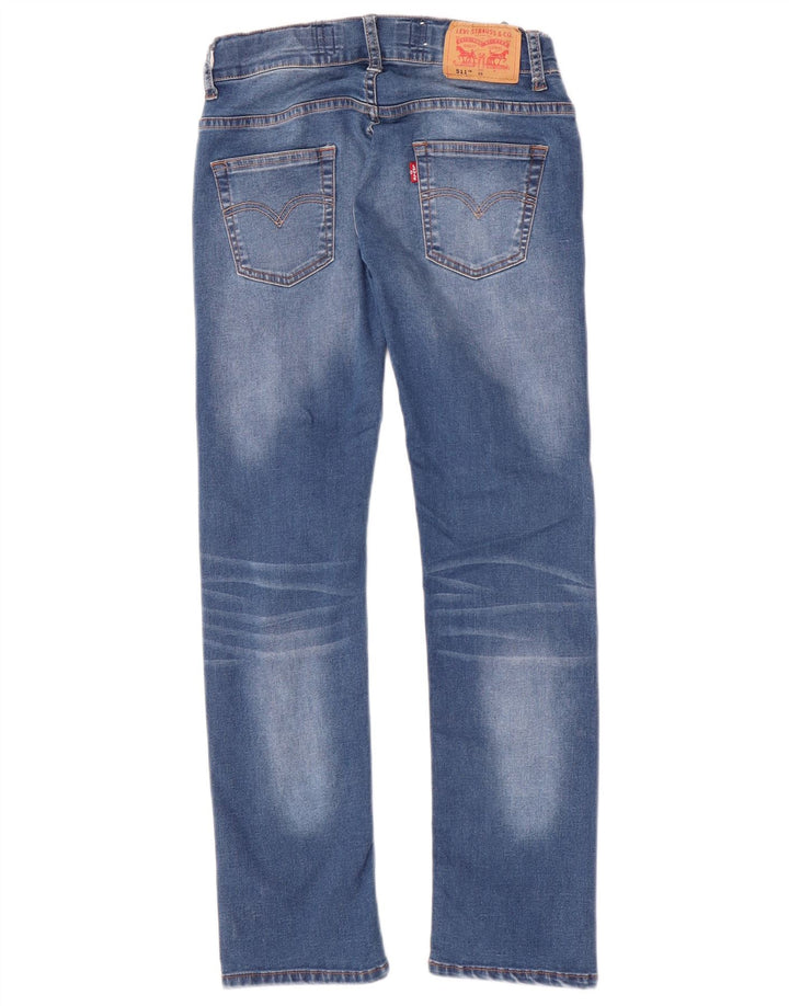 Levi's Jean Slim 511 Garçon 9-10 ans W24 L27 Bleu Coton