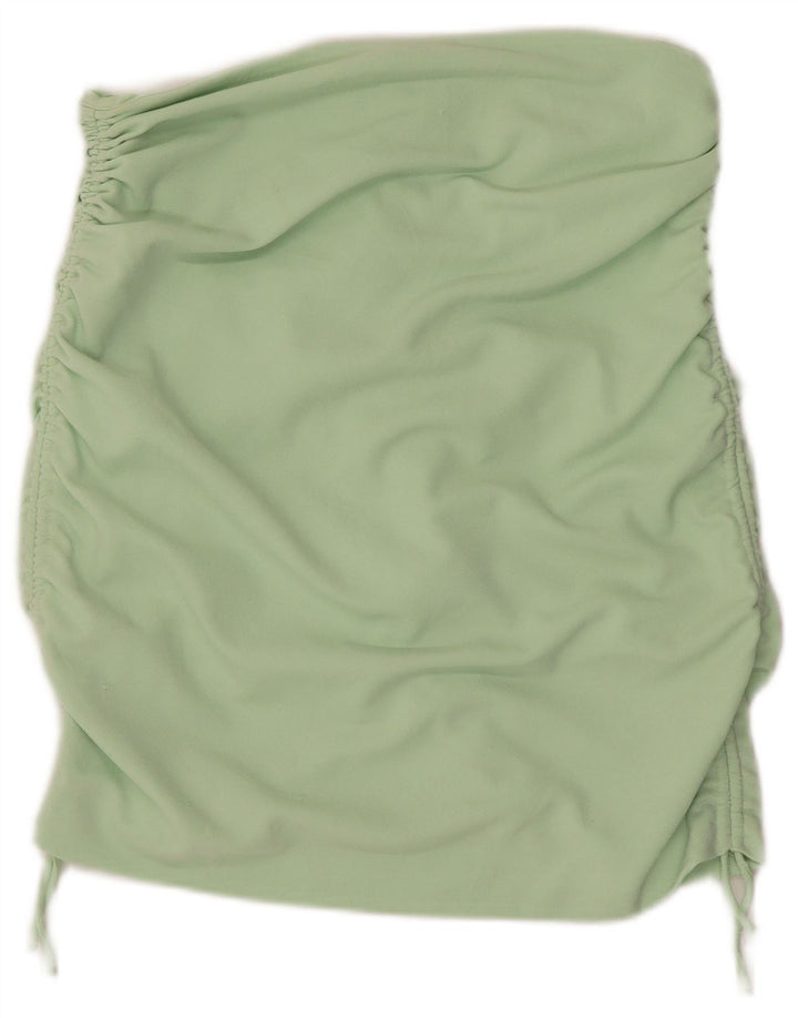 Zara Femme Jupe Droite Large W30 Vert