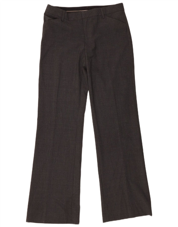 Gap Pantalon de costume bootcut pour femme US 4 Small W31 L34 Gris Polyester