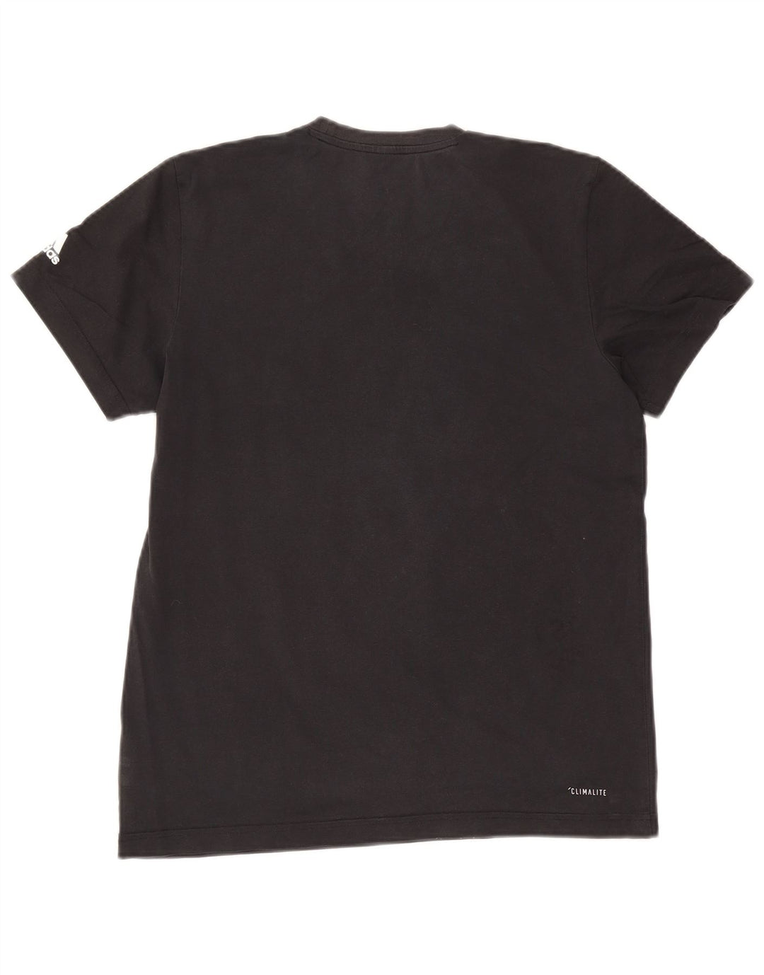 Adidas Hommes Climalite Graphic T-Shirt Haut Noir Moyen Coton