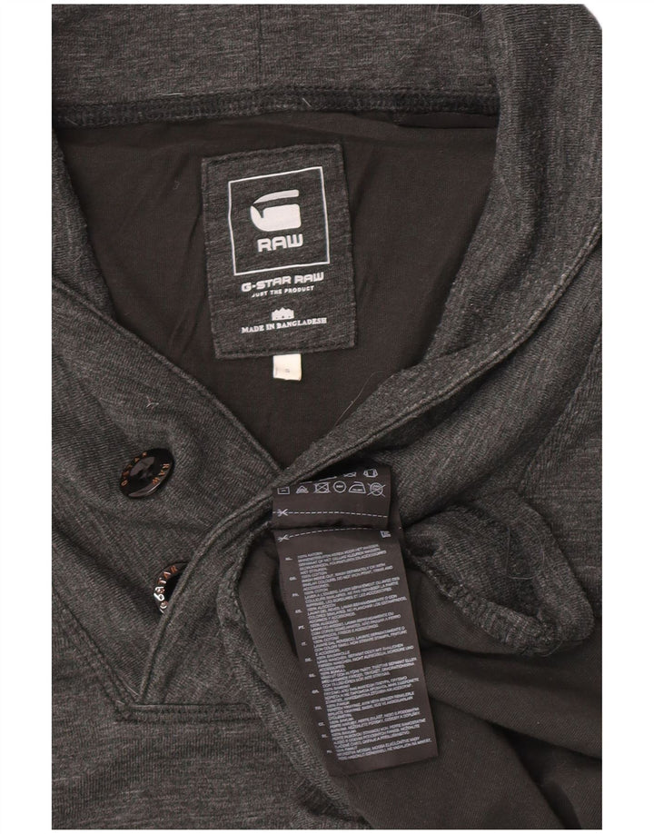 G-Star Homme Top Manches Longues Petit Gris Moucheté Coton