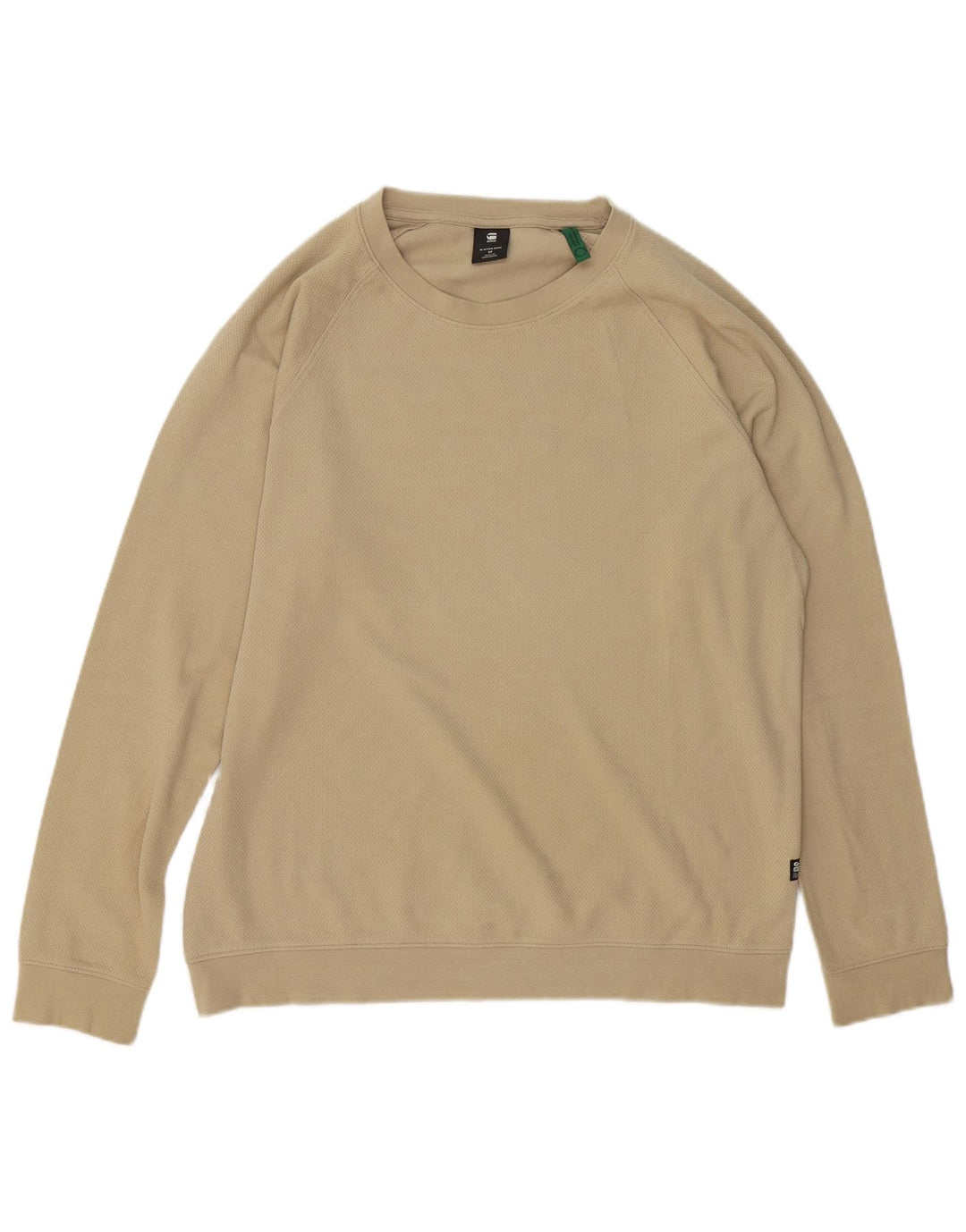 G-STAR Sweat-Shirt Homme Beige Moyen Coton
