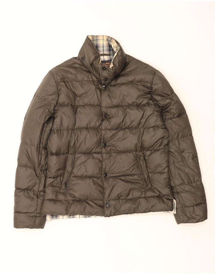 Woolrich Veste matelassée pour homme UK 40 Large Kaki Nylon Classic