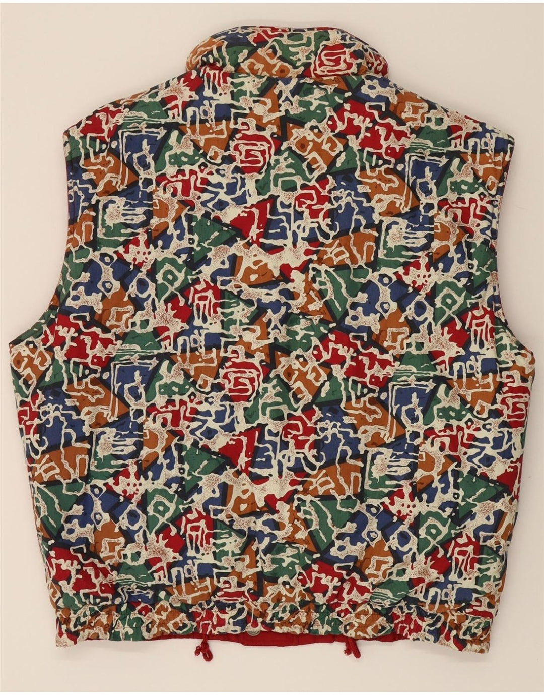 VINTAGE Mens Reversible Gilet UK 44 2XL Red Vintage Vintage and Second-Hand Vintage from Messina Hembry 