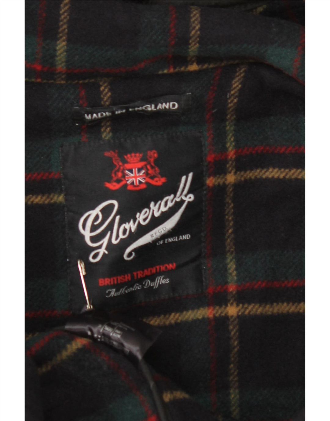 GLOVERALL Duffle Coat à capuche pour homme UK 46 3XL Bleu marine Laine