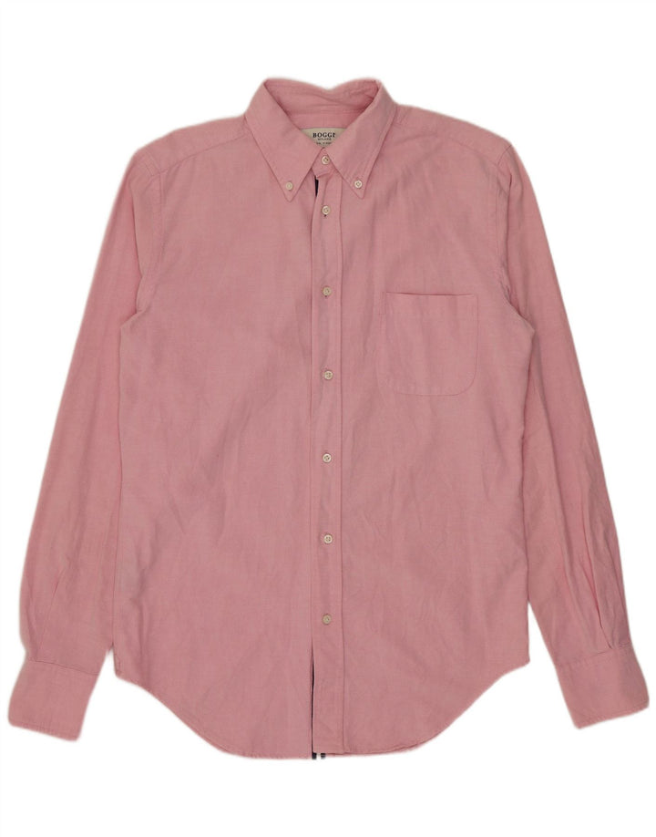 BOGGI Chemise Milano Small Rose Coton Homme