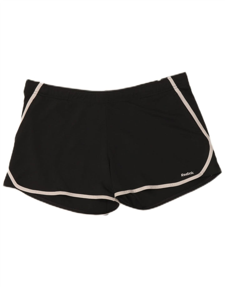 REEBOK Short de sport homme grand noir polyester